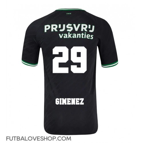 Dres Feyenoord Santiago Gimenez #29 Preč 2024-25 Krátky Rukáv